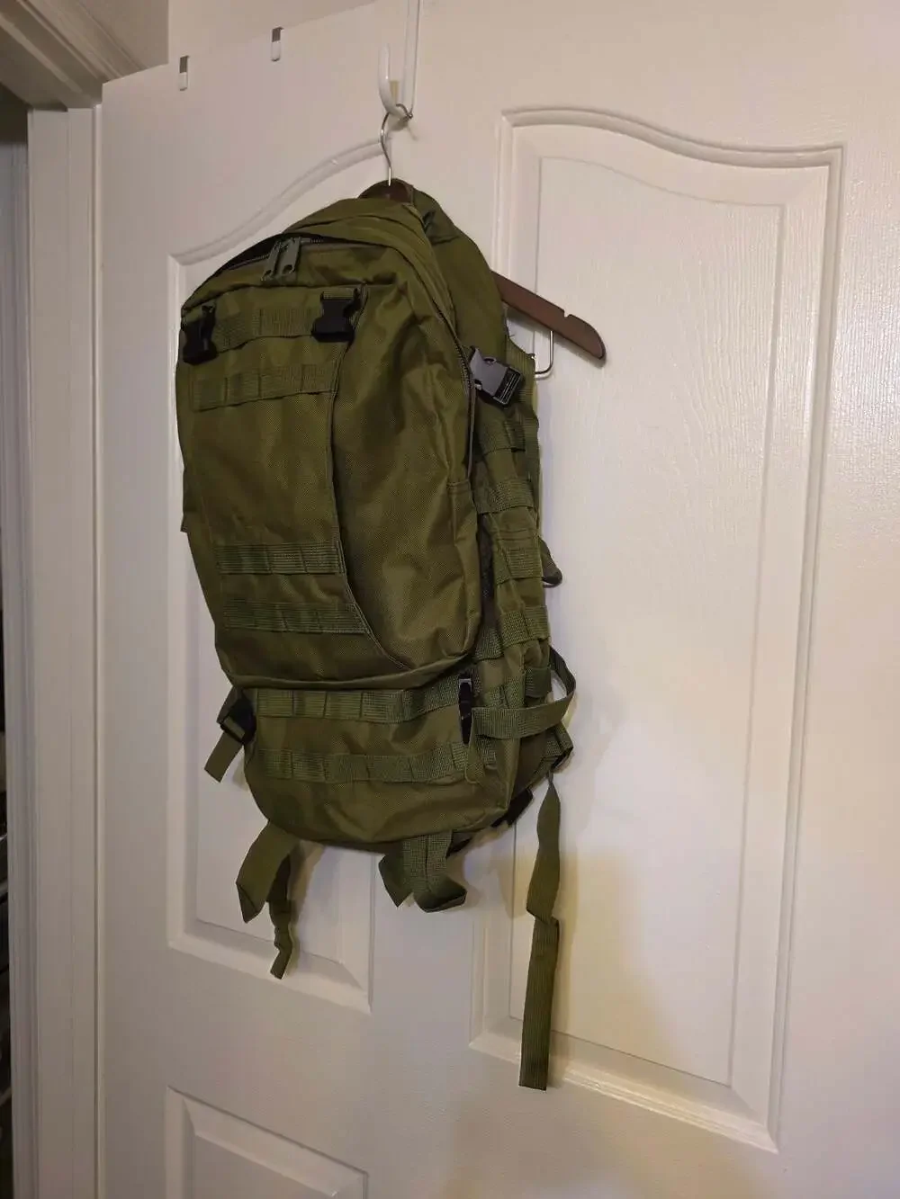 Tactical Assault Molle Backpack Olive Green Outdoor Military Hiking Bag